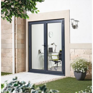 LPD Aluvu External French Door Pre-finished Grey 