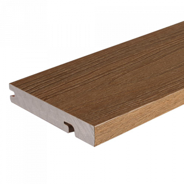 2.2MX138MMX23MM ROUNDED EDGED STAIR / STARTER US33 DECKING WALNUT T