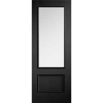 LPD Murcia Glazed Pre-Finished 1P/1L Charcoal Black Door