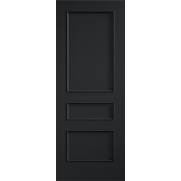 LPD Toledo 3 Panel Black Prefinished Internal Door