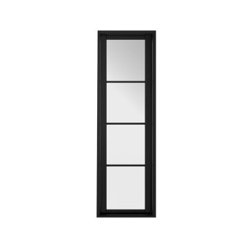 LPD Soho Demi Panel Primed Black Doors W8