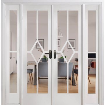 LPD Reims W6 Primed White Doors 1904 x 2031