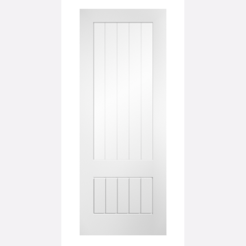 LPD Mexicano 1 Light 3/4 Glazed Primed White Door