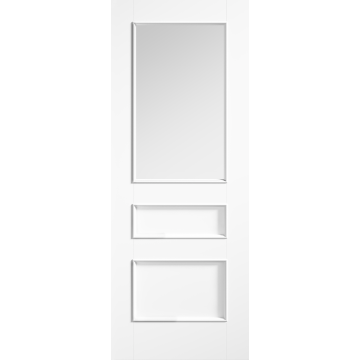 LPD Toledo Glazed Primed 2P/1L White Door