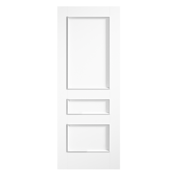 LPD White Internal Primed Toledo 3 Panel Door